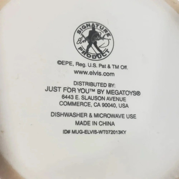 Just For You Elvis Presley  The Original Collectible Set of 2 Coffee Mugs. - Picture 6 of 7